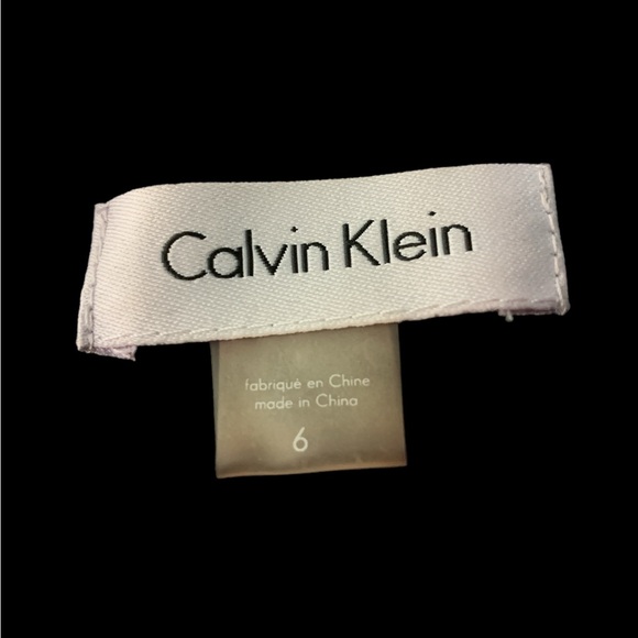 CALVIN KLEIN Front Keyhole Black Sheath Dress - Picture 6 of 8